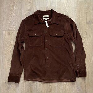 Madewell Corduroy Easy Fit Brown Shirt-Jacket
